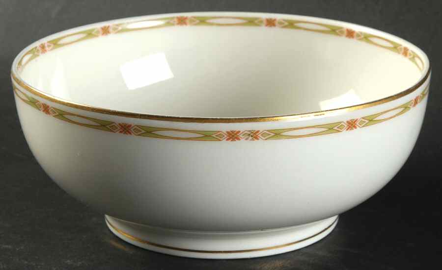 Schleiger 169a Cranberry Bowl by Haviland-1