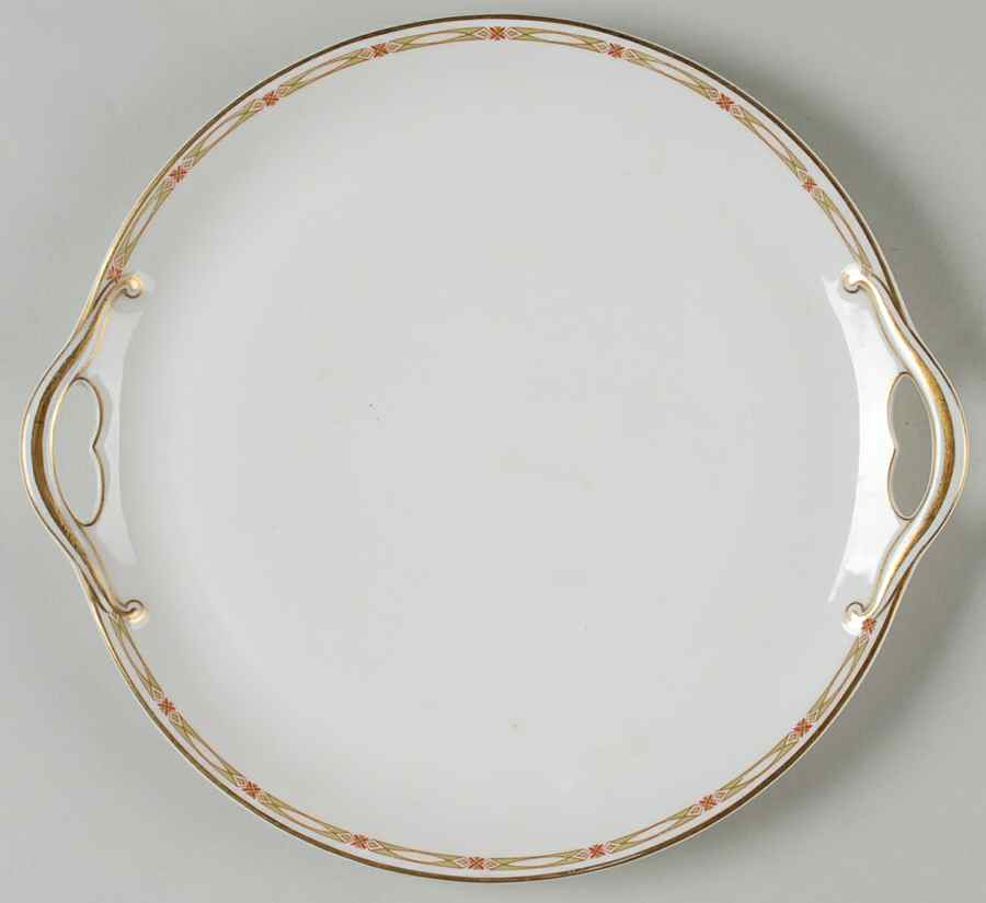 Schleiger 169a Handled Cake Plate by Haviland-1