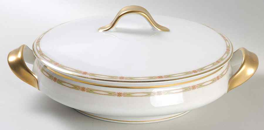 Schleiger 169a Round Covered Vegetable by Haviland-1