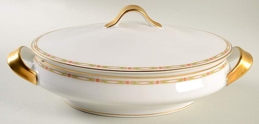 Schleiger 169a Oval Covered Vegetable by Haviland-1