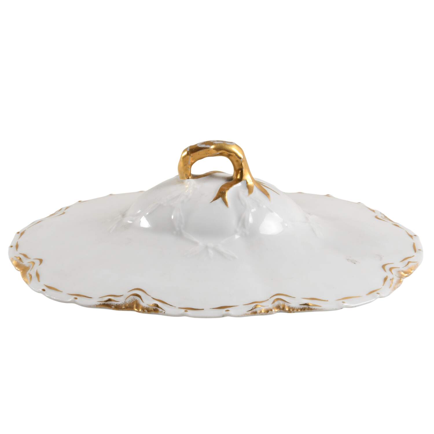 Schleiger 17 Lid for Round Vegetable by Haviland-1
