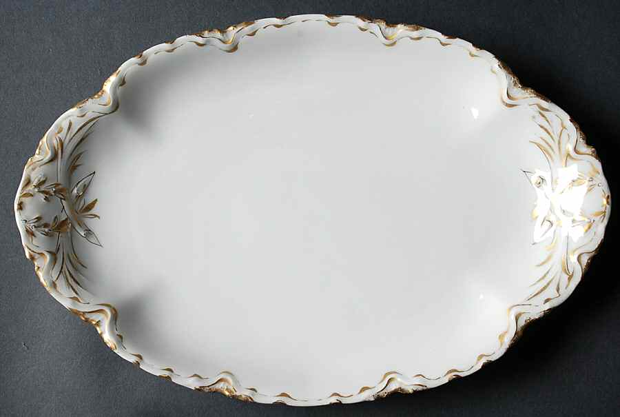 Schleiger 17 11" Oval Serving Platter by Haviland-1