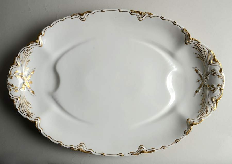 Schleiger 17 20" Oval Serving Platter by Haviland-1