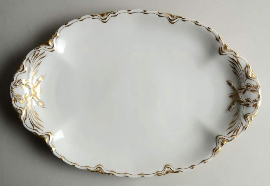 Schleiger 17 13" Oval Serving Platter by Haviland-1