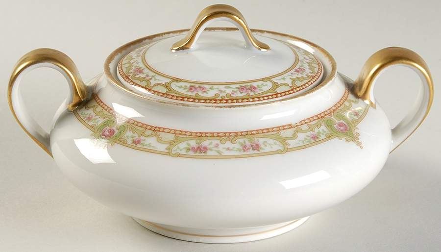 Schleiger 170a Sugar Bowl & Lid by Haviland-1