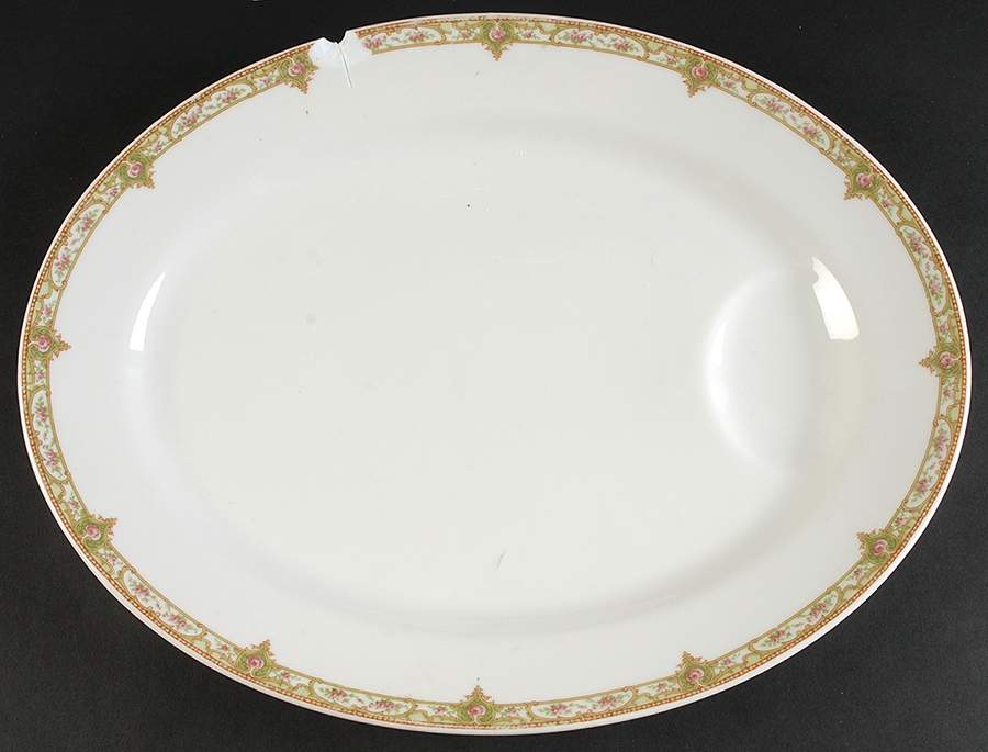 Schleiger 170a 15" Oval Serving Platter by Haviland-1