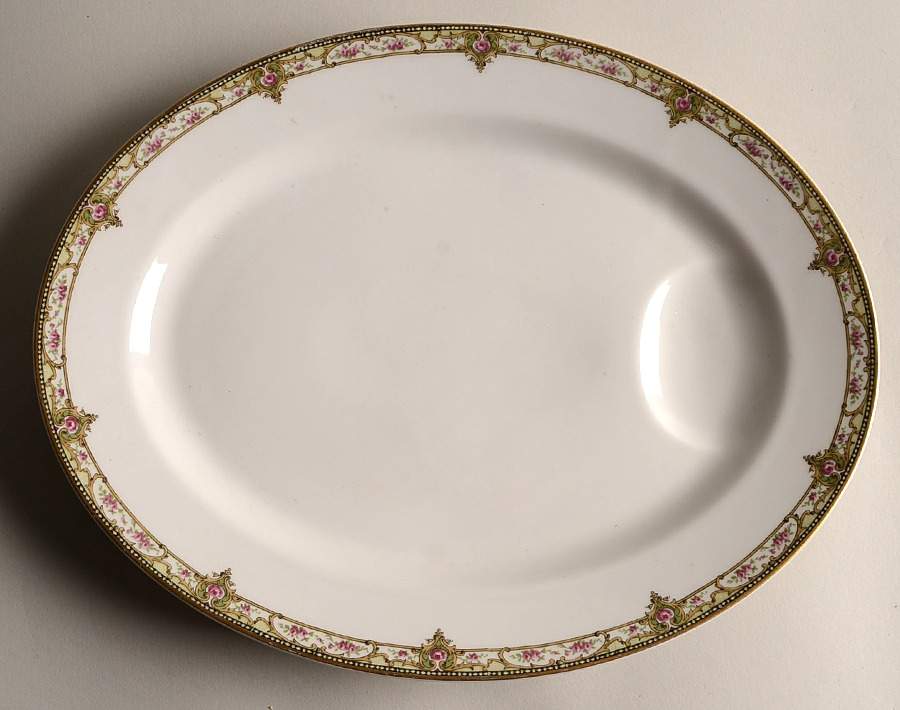 Schleiger 170d 13" Oval Serving Platter by Haviland-1