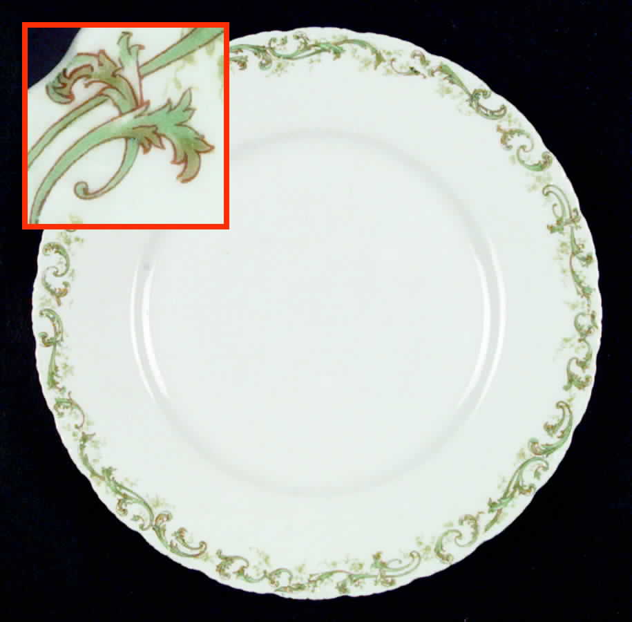 Schleiger 171A Dinner Plate by Haviland-1