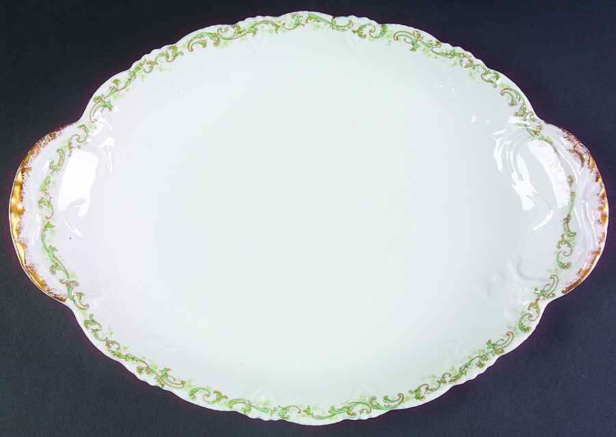 Schleiger 171A 16" Oval Serving Platter by Haviland-1