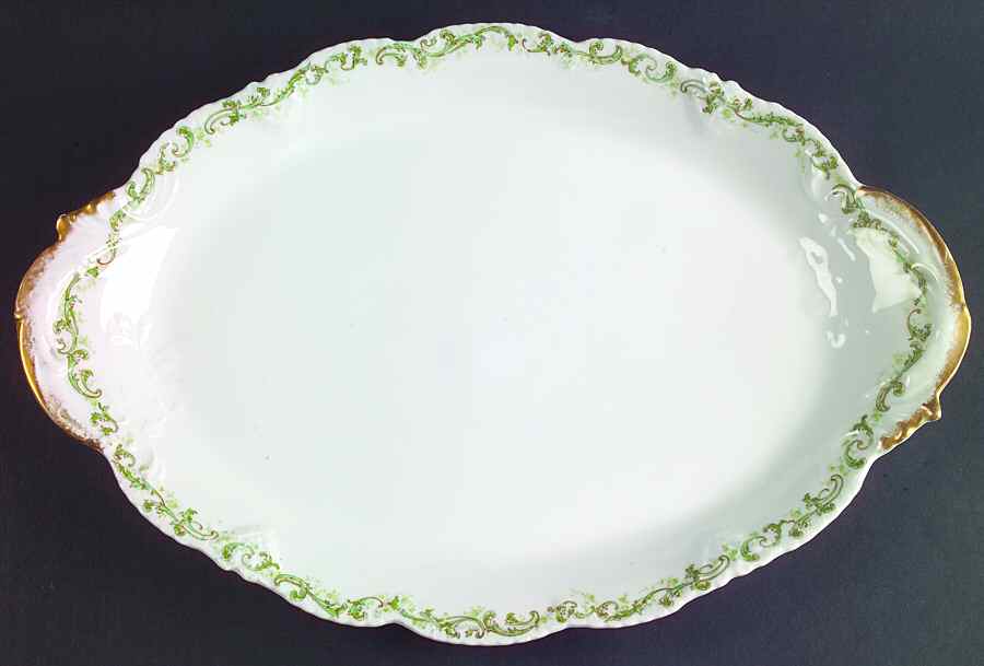 Schleiger 171e 16" Oval Serving Platter by Haviland-1