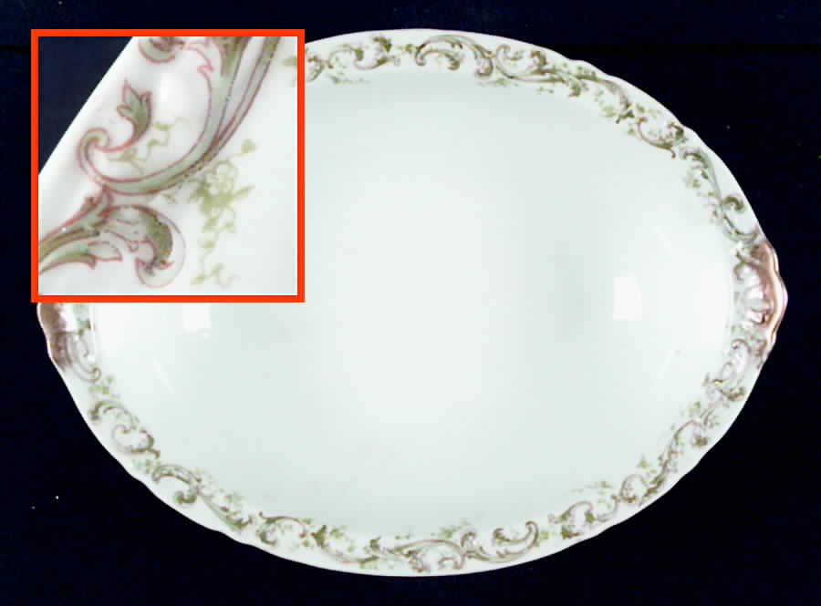 Schleiger 171f 8" Oval Vegetable Bowl by Haviland-1
