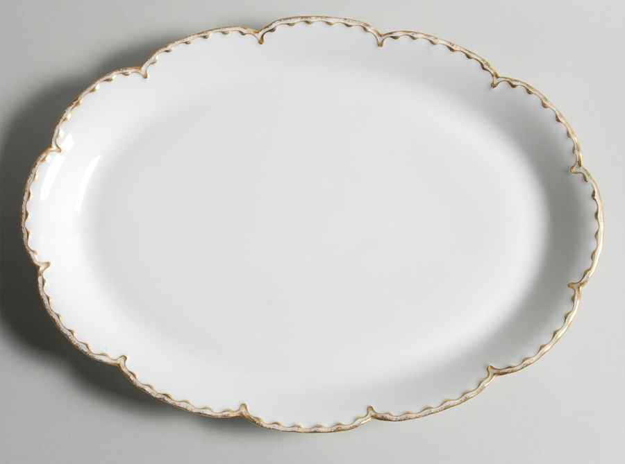 Schleiger 18 13" Oval Serving Platter by Haviland-1