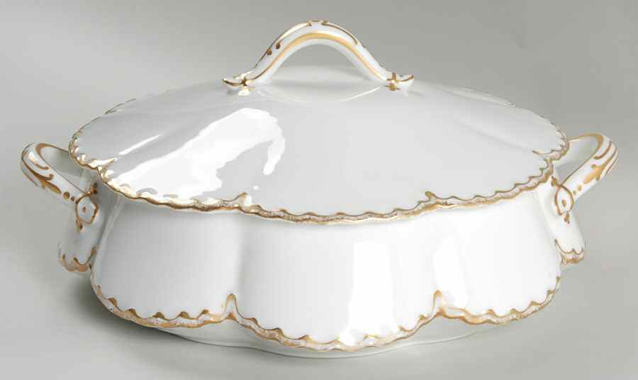 Schleiger 18 Round Covered Vegetable by Haviland-1