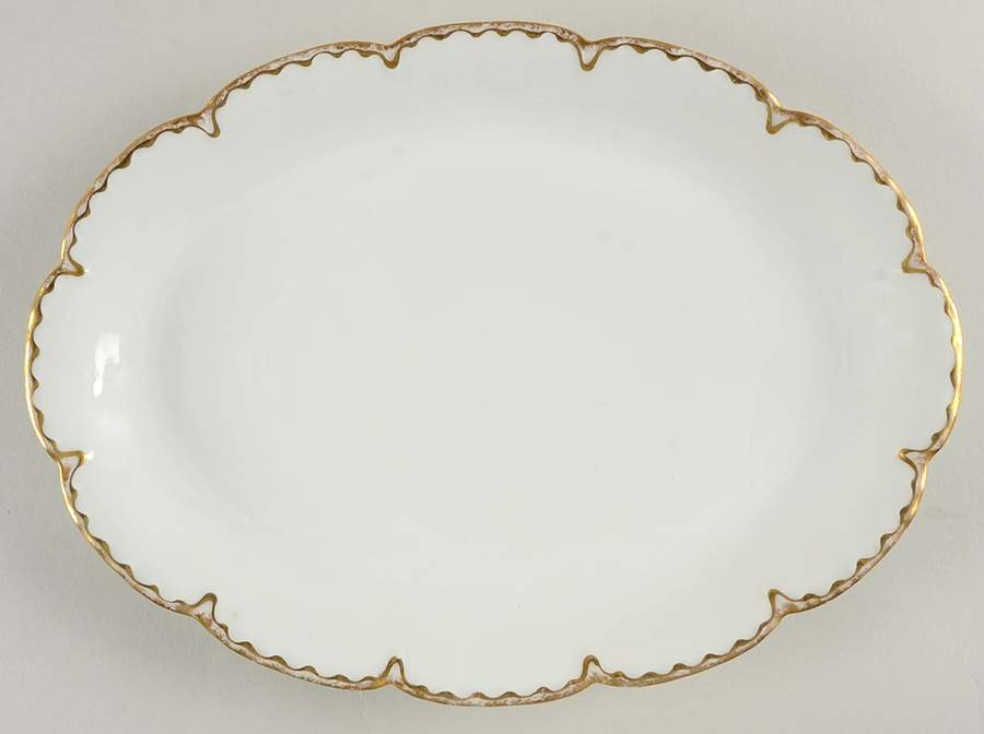 Schleiger 18 11" Oval Serving Platter by Haviland-1