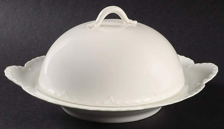 Schleiger 2&13 Round Covered Butter by Haviland-1