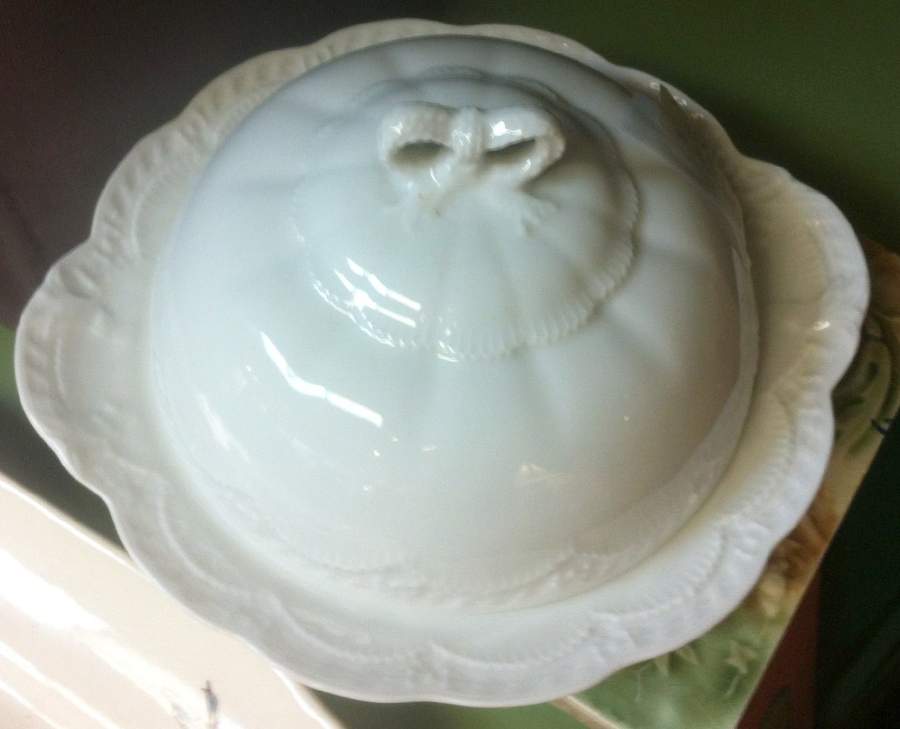 Schleiger 205 Round Covered Butter by Haviland-1