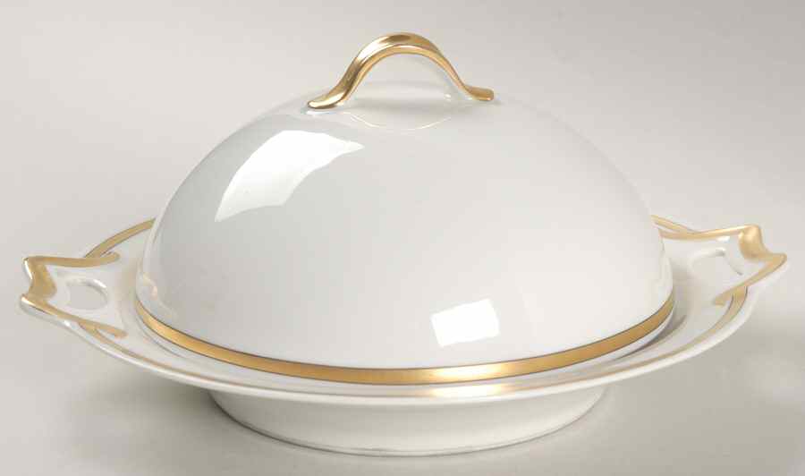 Schleiger 20a Round Covered Butter by Haviland-1