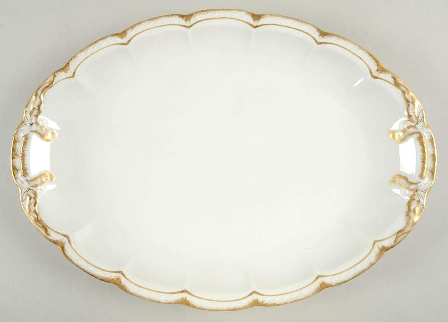 Schleiger 213 16" Oval Serving Platter by Haviland-1
