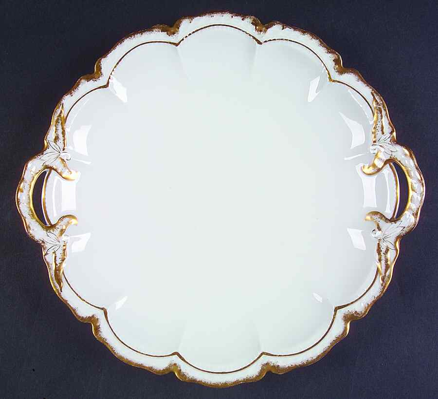 Schleiger 213 Handled Cake Plate by Haviland-1