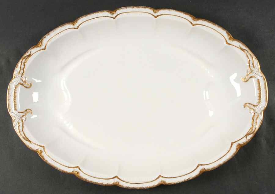 Schleiger 213 18" Oval Serving Platter by Haviland-1