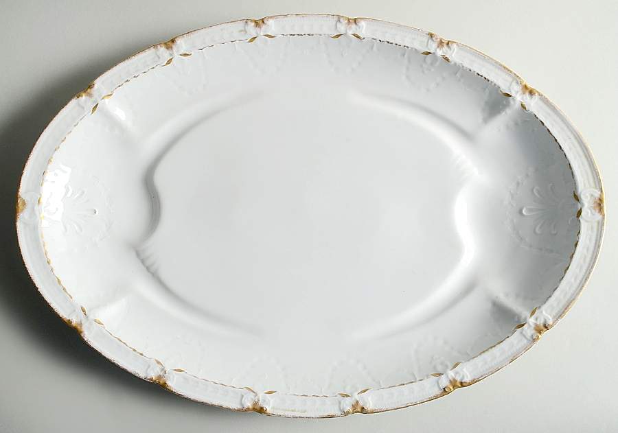 Schleiger 214 20" Oval Serving Platter by Haviland-1
