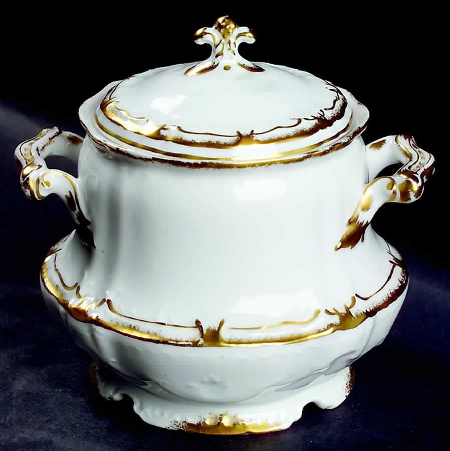 Schleiger 215 Sugar Bowl & Lid by Haviland-1