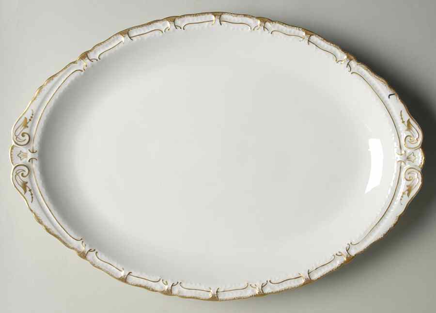 Schleiger 215 16" Oval Serving Platter by Haviland-1