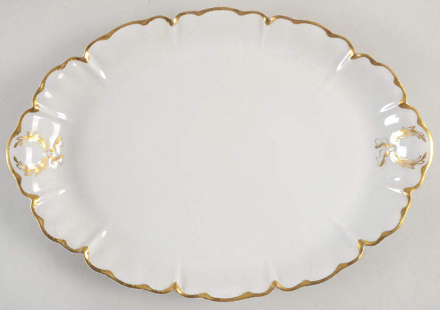 Schleiger 216 16" Oval Serving Platter by Haviland-1