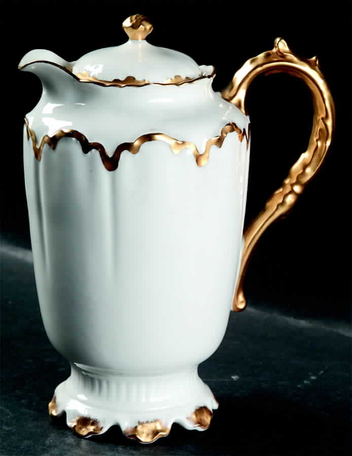 Schleiger 216 Chocolate Pot & Lid by Haviland-1
