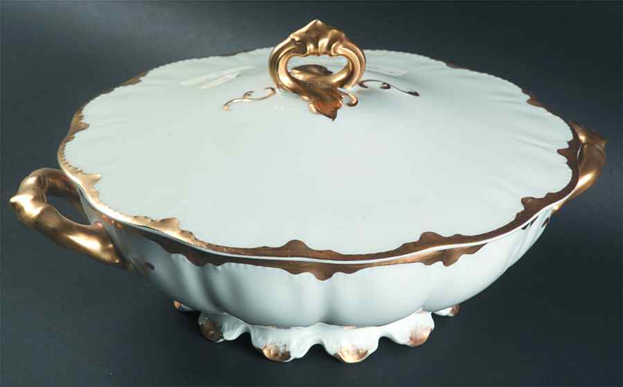 Schleiger 216 Round Covered Vegetable by Haviland-1
