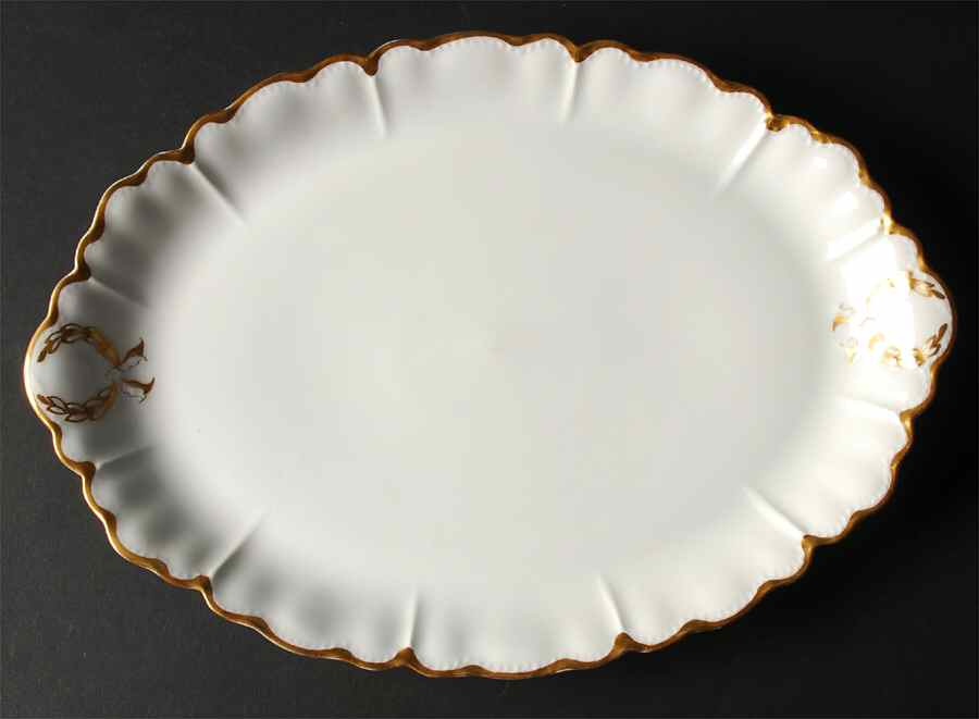 Schleiger 216 14" Oval Serving Platter by Haviland-1