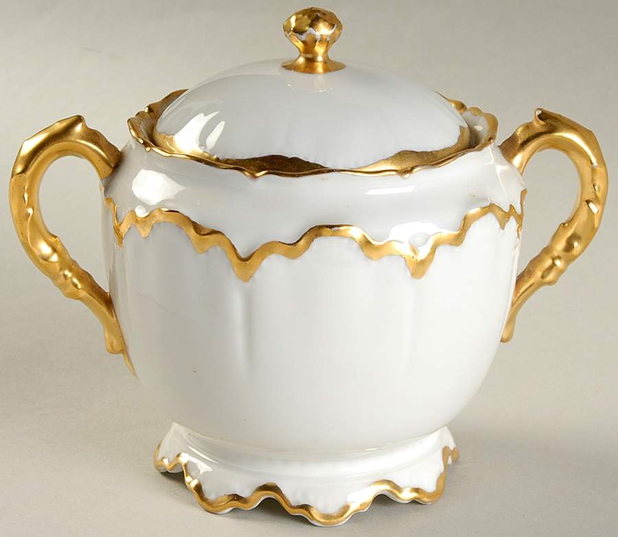 Schleiger 216 Sugar Bowl & Lid by Haviland-1