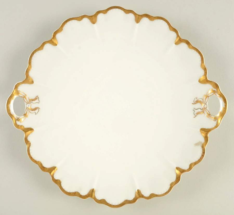 Schleiger 216 Handled Cake Plate by Haviland-1