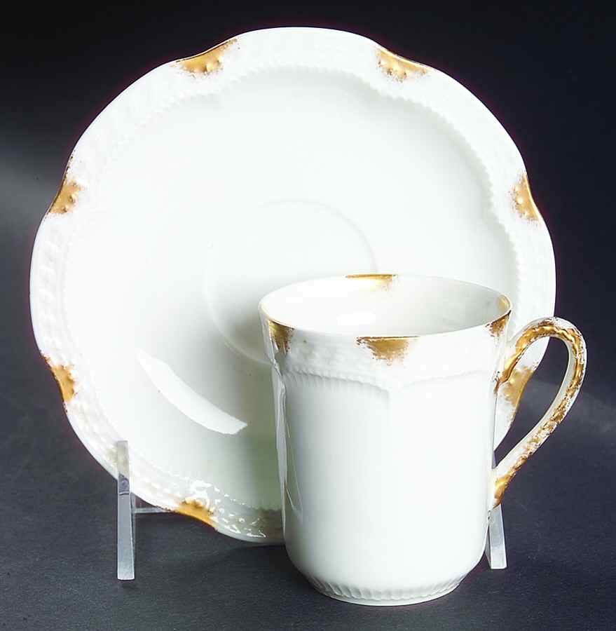Schleiger 217 Chocolate Cup & Saucer Set by Haviland-1