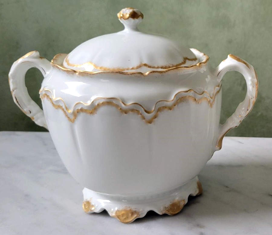 Schleiger 22 Sugar Bowl & Lid by Haviland-1