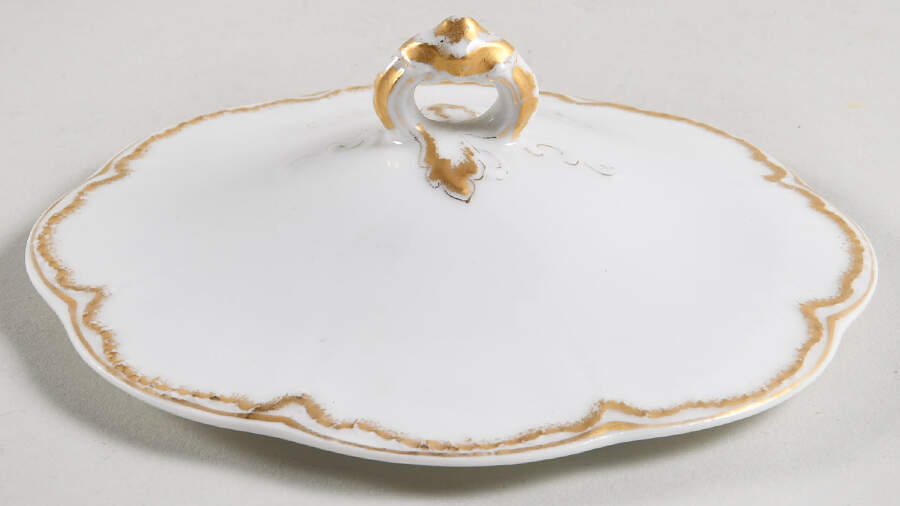 Schleiger 22 Lid for Sugar Bowl by Haviland-1