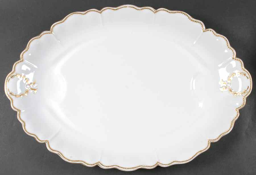 Schleiger 22 21" Oval Serving Platter by Haviland-1