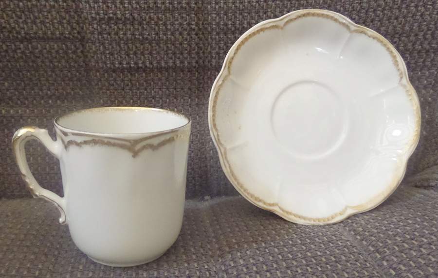 Schleiger 22 Chocolate Cup & Saucer Set by Haviland-1