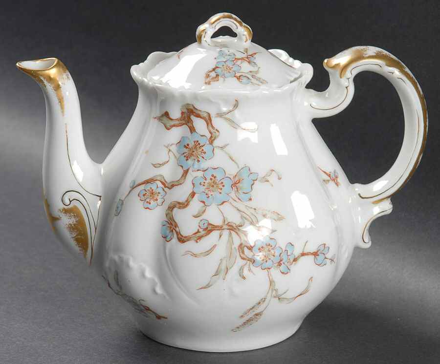 Schleiger 222F Mini Teapot & Lid by Haviland-1