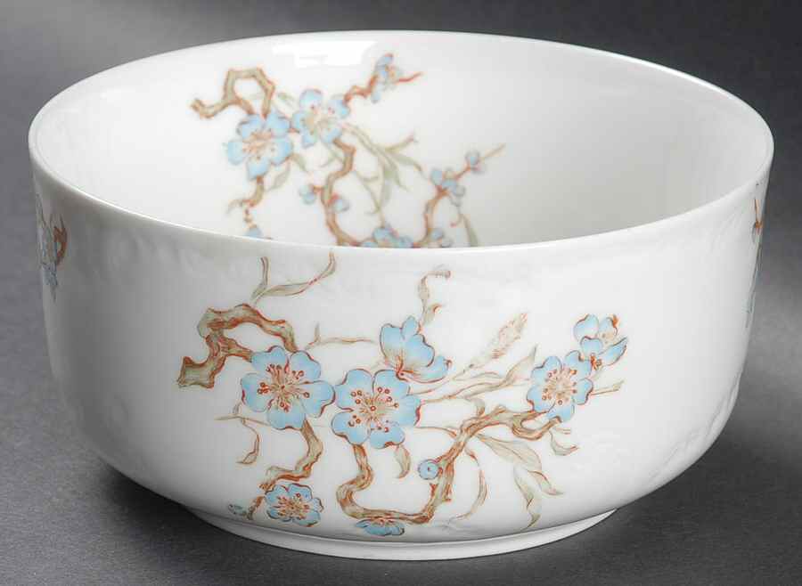 Schleiger 222F Cranberry Bowl by Haviland-1