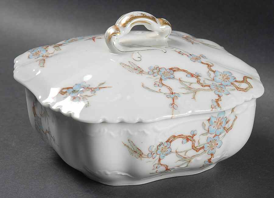 Schleiger 222F Butter Box & Lid by Haviland-1