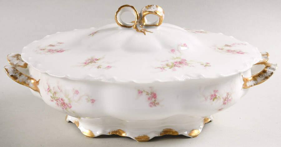 Schleiger 223A Oval Covered Vegetable by Haviland-1