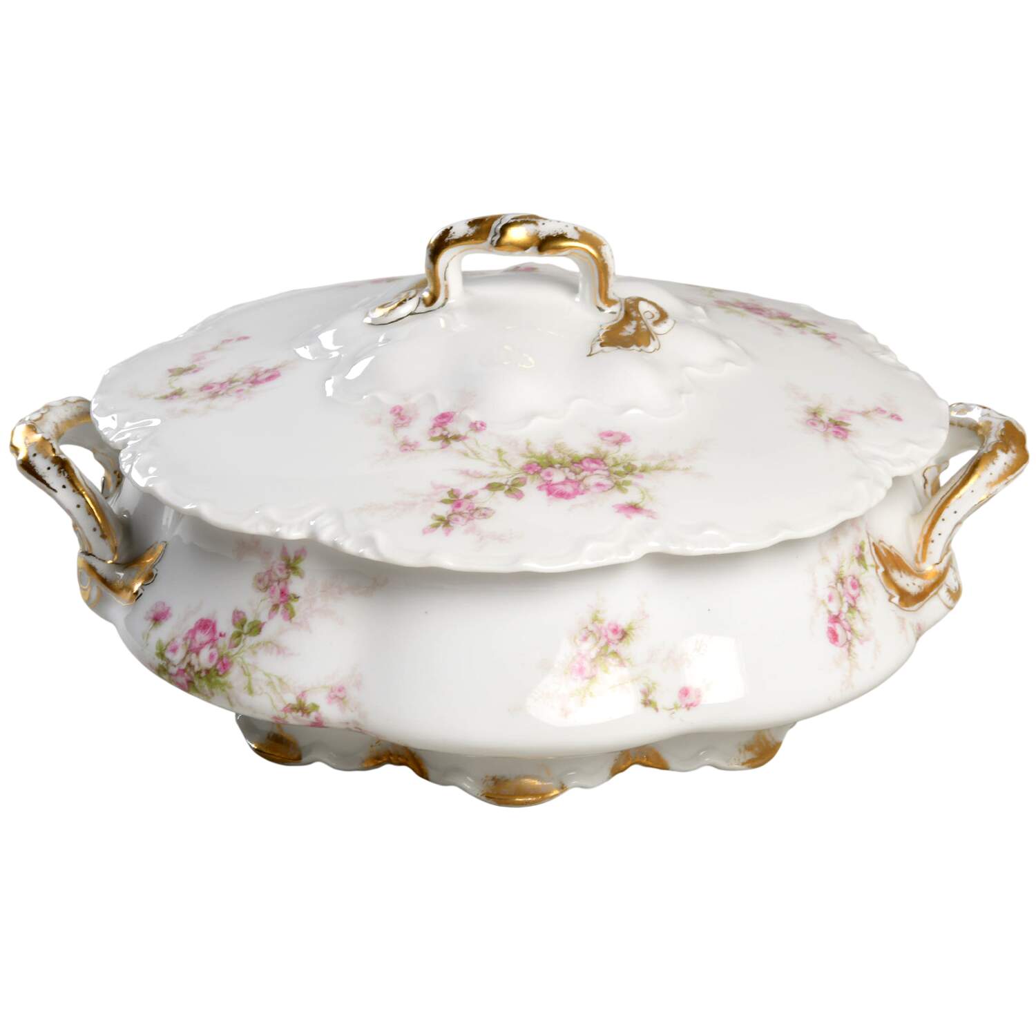 Schleiger 223A Round Covered Vegetable by Haviland-1