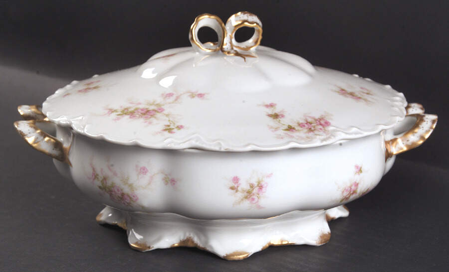 Schleiger 223A Round Covered Vegetable by Haviland-1