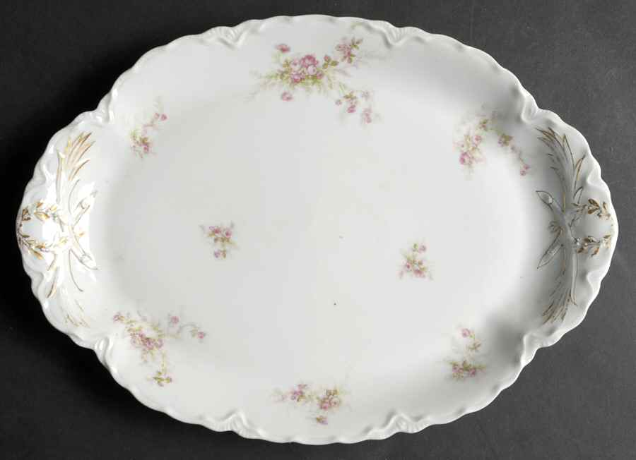 Schleiger 223A 13" Oval Serving Platter by Haviland-1