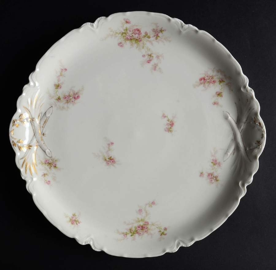 Schleiger 223A Handled Cake Plate by Haviland-1