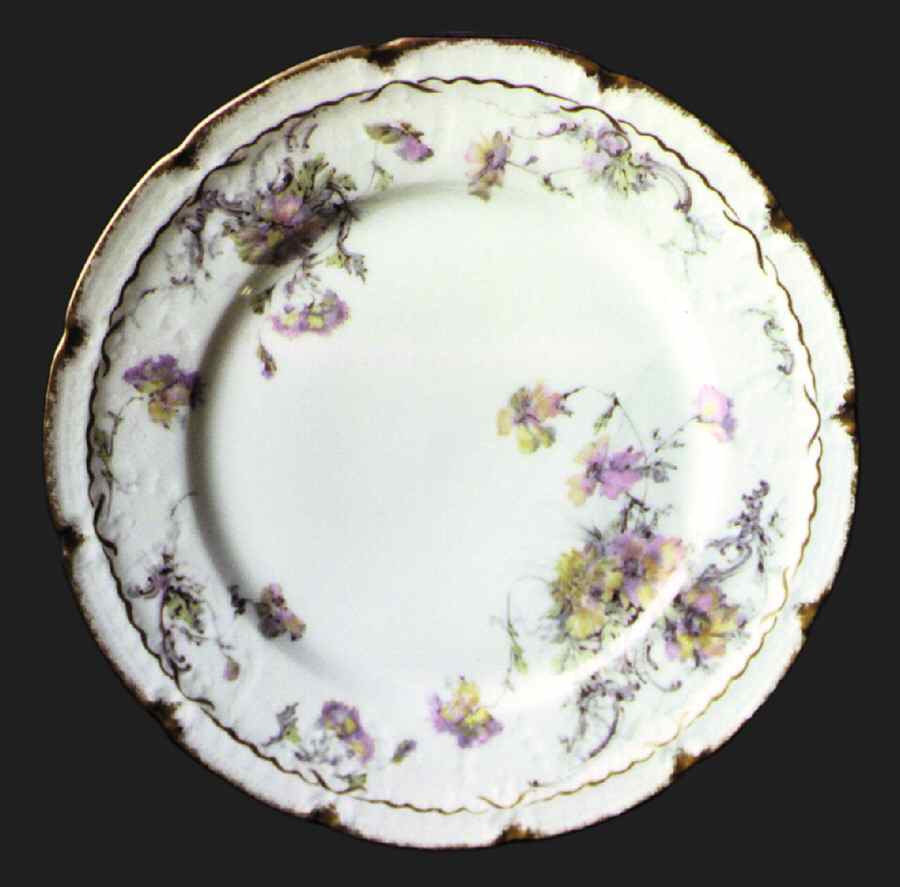 Schleiger 226j Dinner Plate by Haviland-1