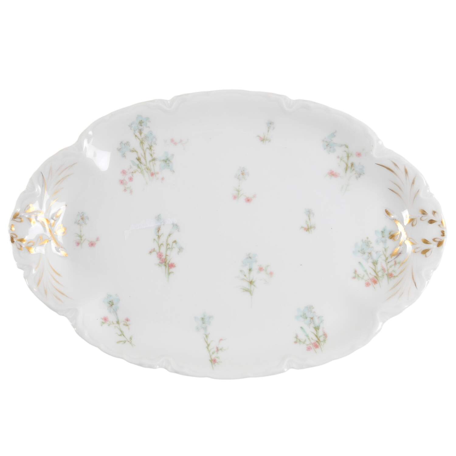 Schleiger 229c 11" Oval Serving Platter by Haviland-1