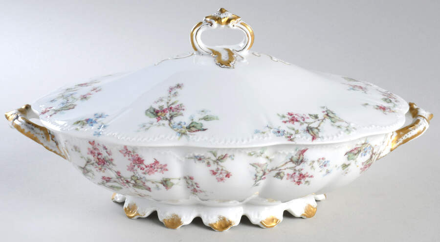 Schleiger 232 Oval Covered Vegetable by Haviland-1