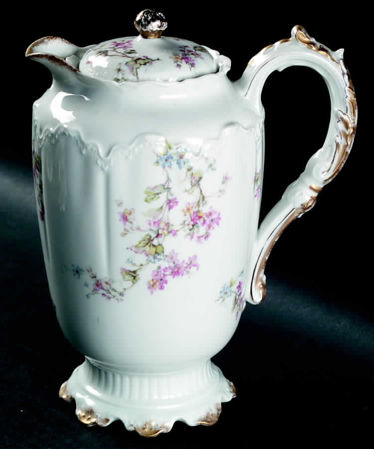 Schleiger 232 Chocolate Pot & Lid by Haviland-1